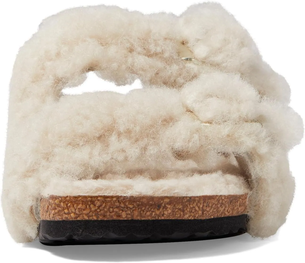 Arizona Teddy Birkenstock Flat Sandal in Eggnog