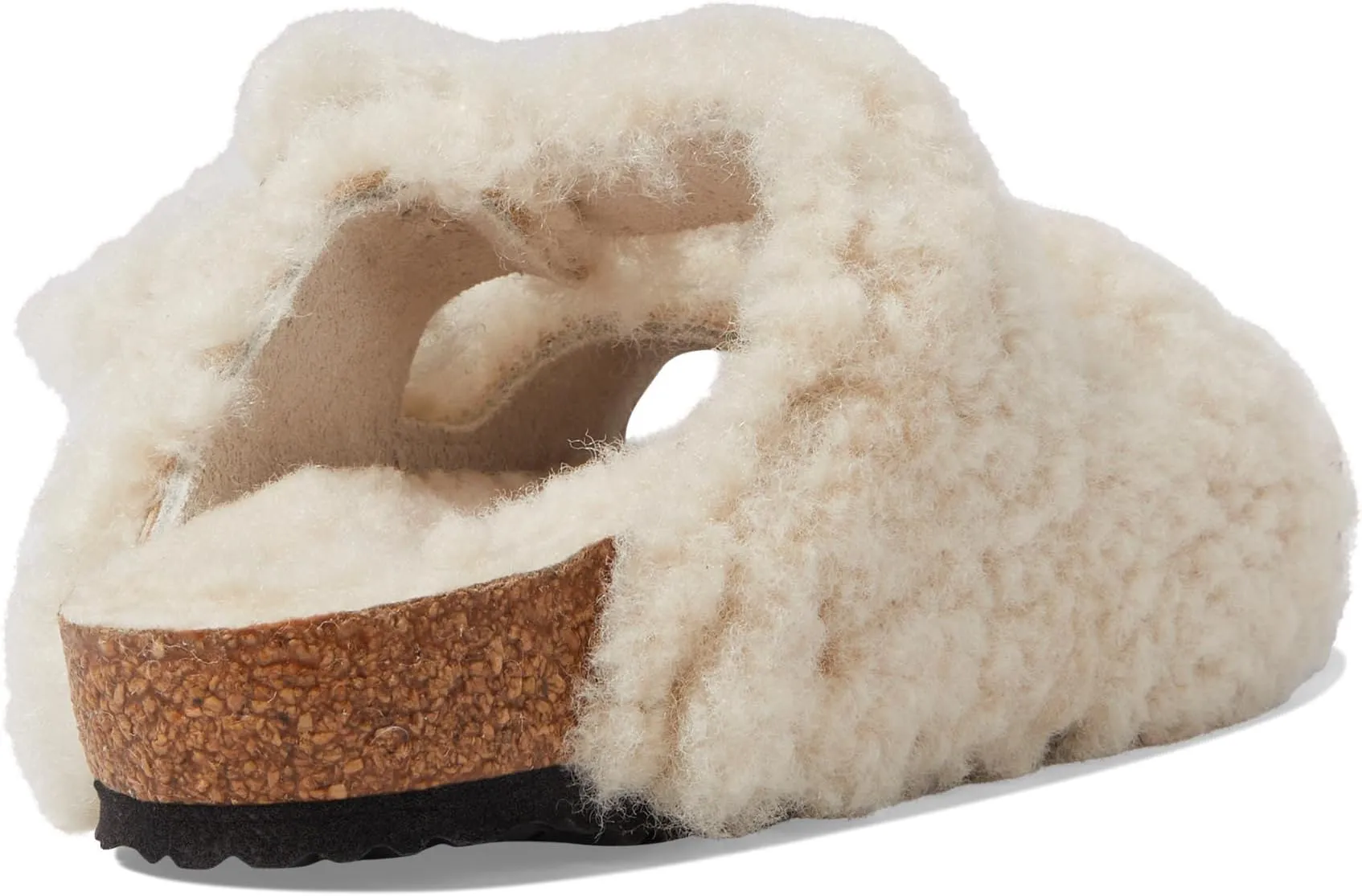Arizona Teddy Birkenstock Flat Sandal in Eggnog