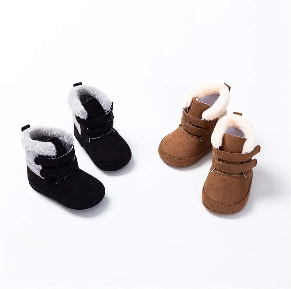 Baby Boys Snow Boots Winter Warm Non-Slip Shoes