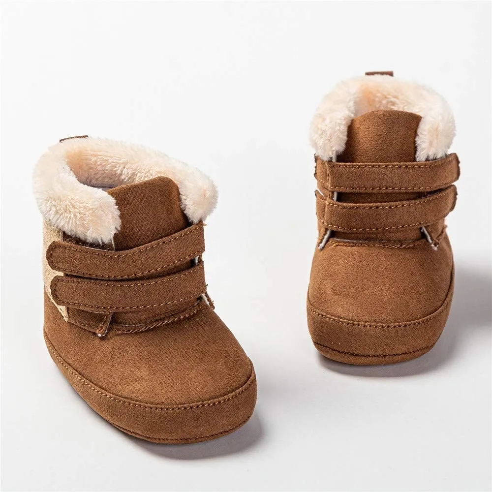 Baby Boys Snow Boots Winter Warm Non-Slip Shoes
