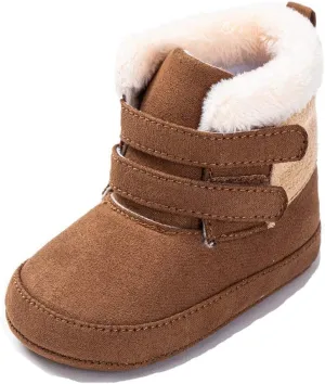 Baby Boys Snow Boots Winter Warm Non-Slip Shoes