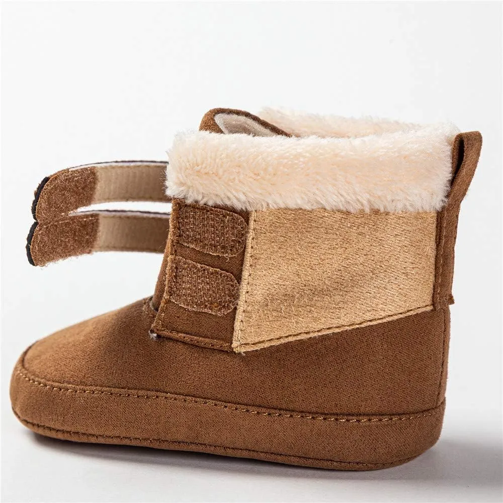 Baby Boys Snow Boots Winter Warm Non-Slip Shoes