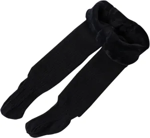 Baby Girls Cable Knit Tights Fleece Lined Leggings Stockings Infants Toddlers Cotton Pantyhose Stretchy Warm Leggings