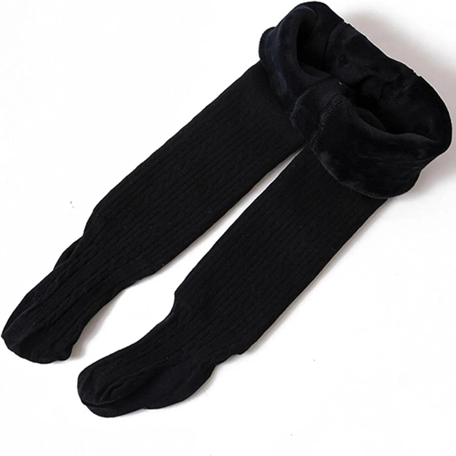 Baby Girls Cable Knit Tights Fleece Lined Leggings Stockings Infants Toddlers Cotton Pantyhose Stretchy Warm Leggings